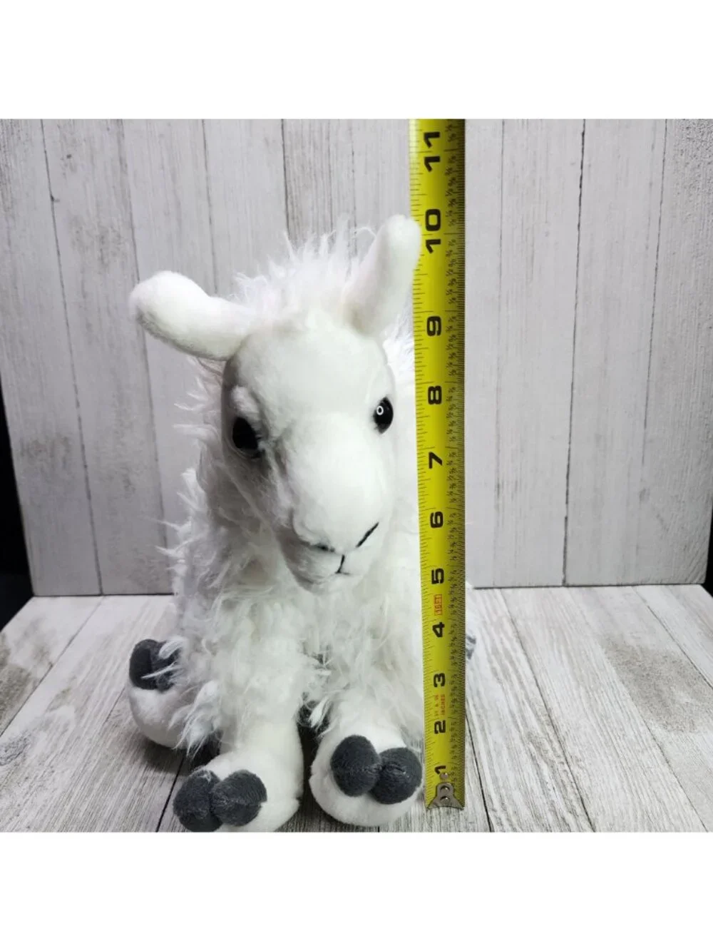 Wild Republic Sitting Llama Plush White Stuffed Animal Soft Toy 9'' Tall